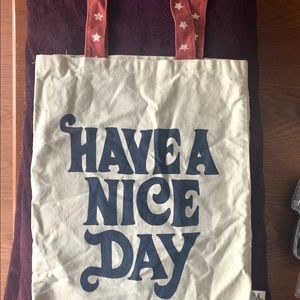 Have a nice day tote bag.